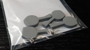 Omask 74803 Bf 109 E wheel bay plugs (for Eduard) 1/48 – immagine 5