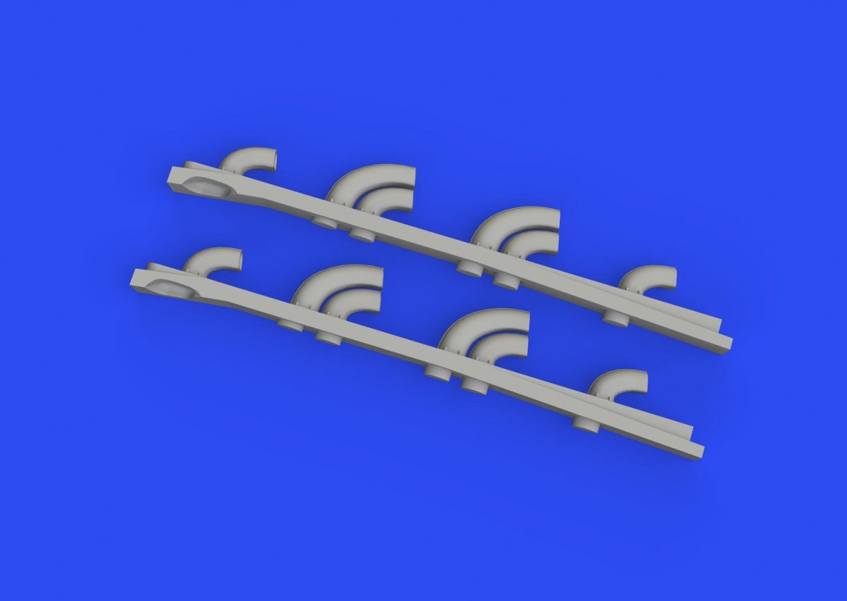 Eduard 632182 Yak-9T exhaust stacks PRINT ICM 1/32 – imagen 3