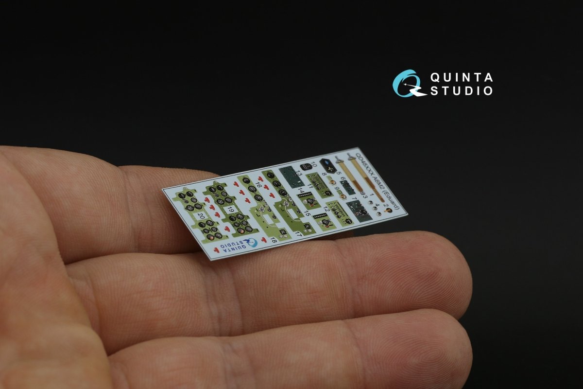 Quinta Studio QD48239 A6M2 Zero 3D-Printed &amp;amp; coloured Interior on decal paper (Eduard) 1/48 – imagen 9