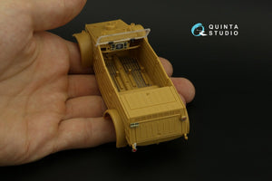 Intérieur imprimé en 3D et coloré sur papier décalcomanie Quinta Studio QD35055 Kubelwagen type 82 (Italeri) 1/35 – image 5