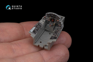 Intérieur imprimé en 3D et coloré sur papier décalcomanie Quinta Studio QD48199 F-104G (Kinetic) 1/48 – image 7