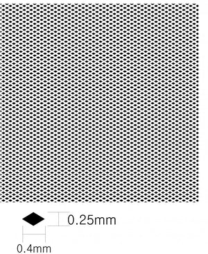 KA Models KA-00003 DIAMOND PATTERN MESH A 0.25mm X 0.4mm – Bild 4