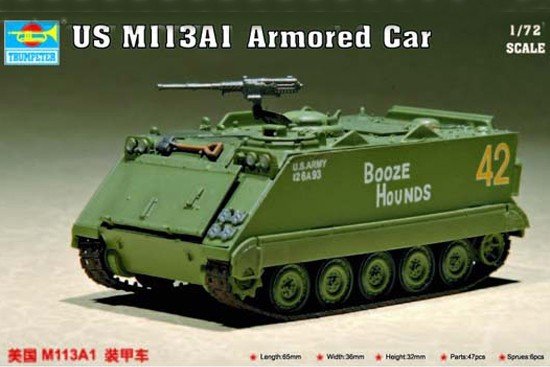 Trumpeter 07238 US M 113A1 Armored Car 1/72