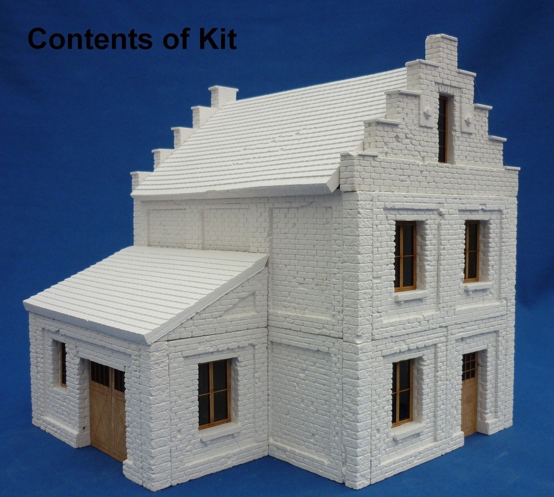 RT-Diorama 35207 Brick House (Modular System) 1/35 – imagen 2