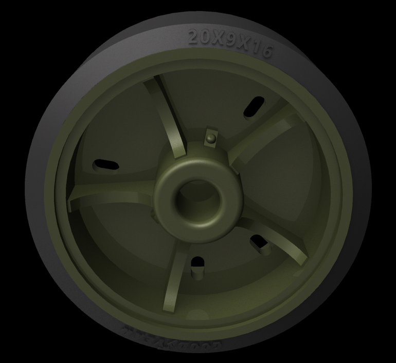 Panzer Art RE35-633 M4 “Sherman” Road wheels Pattern No3 1/35 – image 2