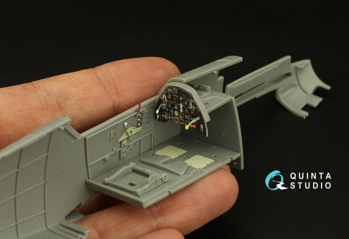 Quinta Studio QD32177 Bf 109E3/4 3D-Printed coloured Interior on decal paper (Trumpeter) 1/32 – Bild 8