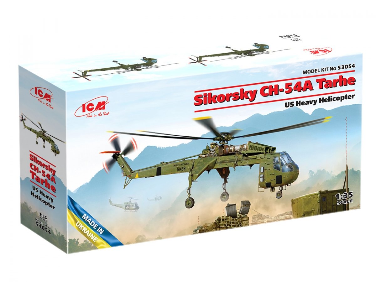 ICM 53054 Sikorsky CH-54A Tarhe US heavy helicopter 1/35 – Bild 2