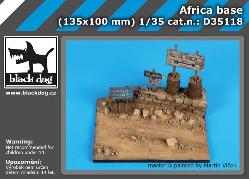 Black Dog D35118 Base Afrique 1/35