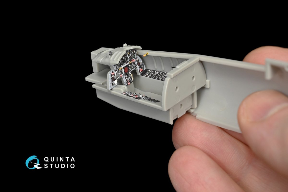 Quinta Studio QD48063 F-104G 3D-Printed &amp;amp; coloured Interior on decal paper (for Hasegawa kit) 1/48 – immagine 3