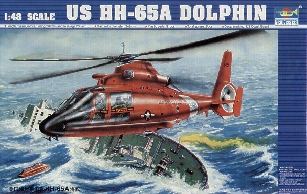 Trumpeter 02801 Eurocopter HH-65A Dolphin (US Coast Guard) 1/48