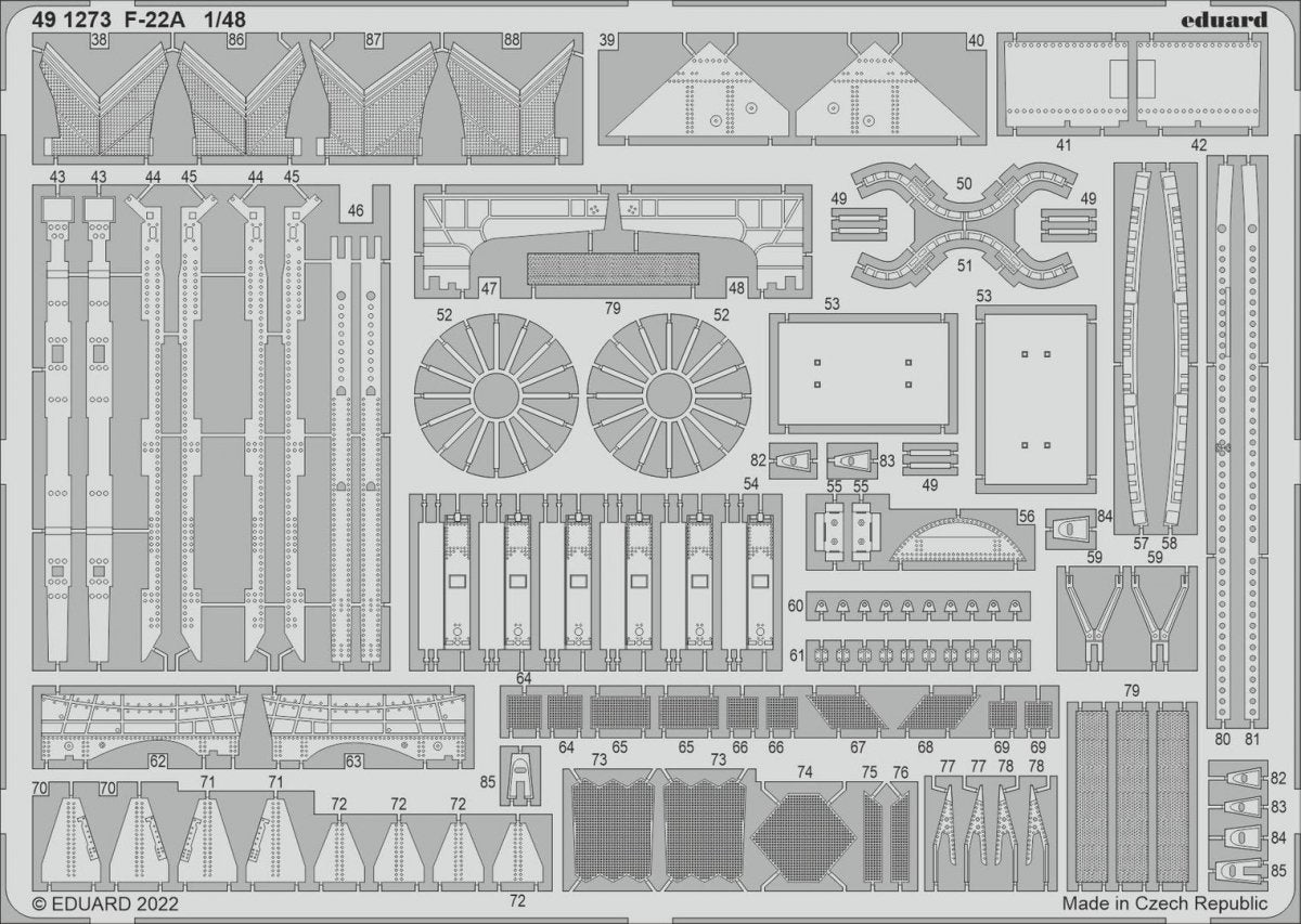 Eduard 491273 F-22A I LOVE KITS 1/48 – Bild 2