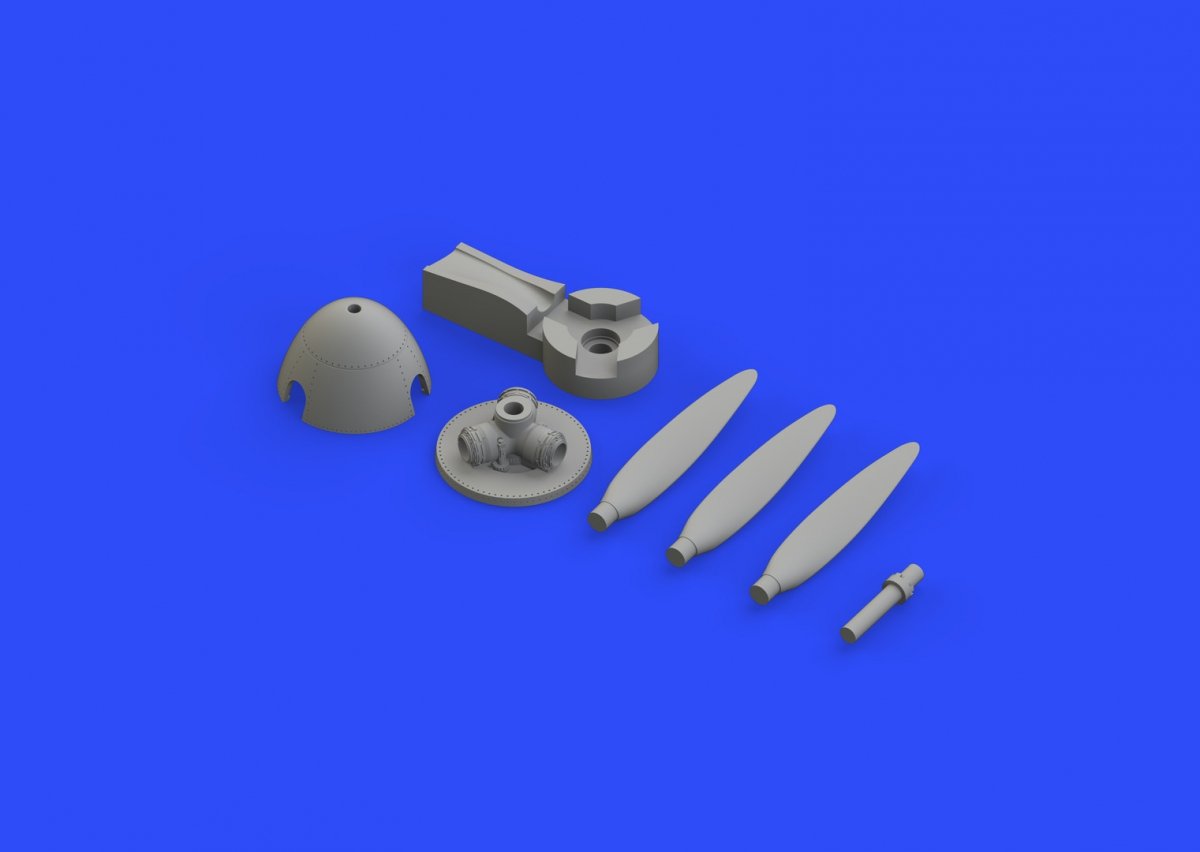Eduard 648289 Bf 109F propeller EARLY EDUARD 1/48 – Bild 4