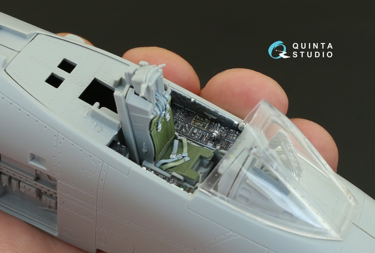 Intérieur imprimé en 3D et coloré sur papier décalcomanie Quinta Studio QD48076 A-10A (pour maquette Italeri) 1/48 – image 2