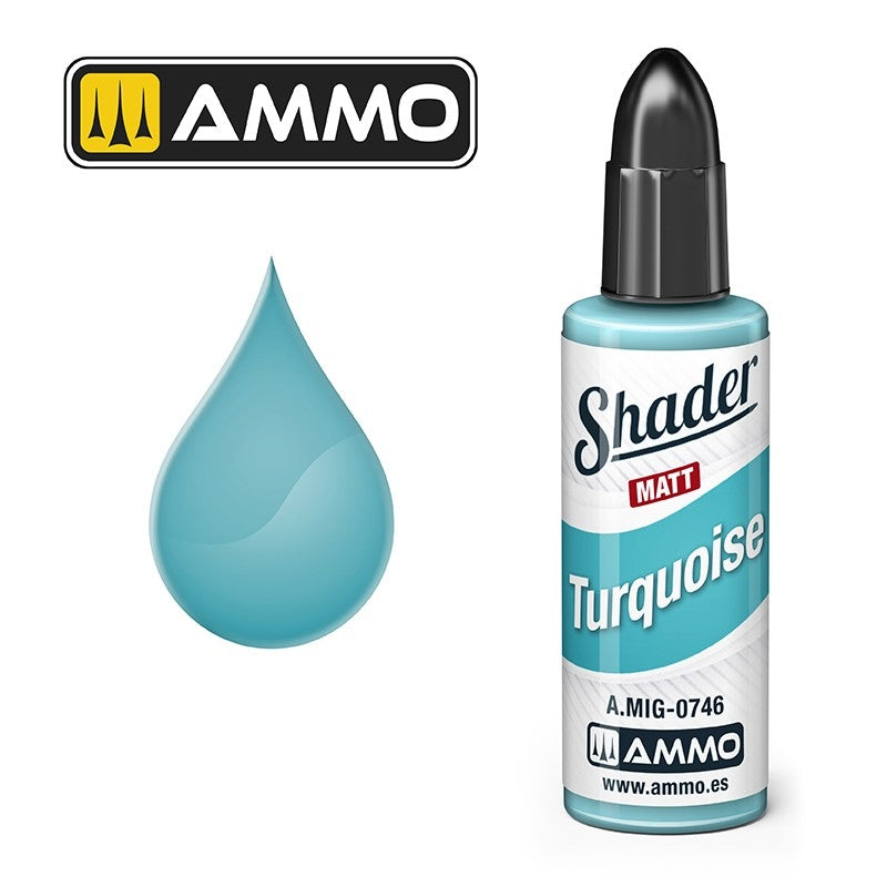 Munitions de Mig Jimenez A.MIG 0746 Turquoise Shader Matt