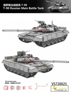 Vespid Models VS720025 T-90 Russian Main Battle Tank 1/72 – imagen 2