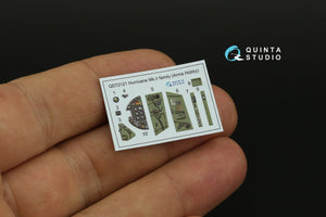 Intérieur coloré imprimé en 3D sur papier décalcomanie pour la famille Hurricane Mk.II (Quinta Studio QD72121) (Arma Hobby) à l&amp;#39;échelle 1/72 – image 8