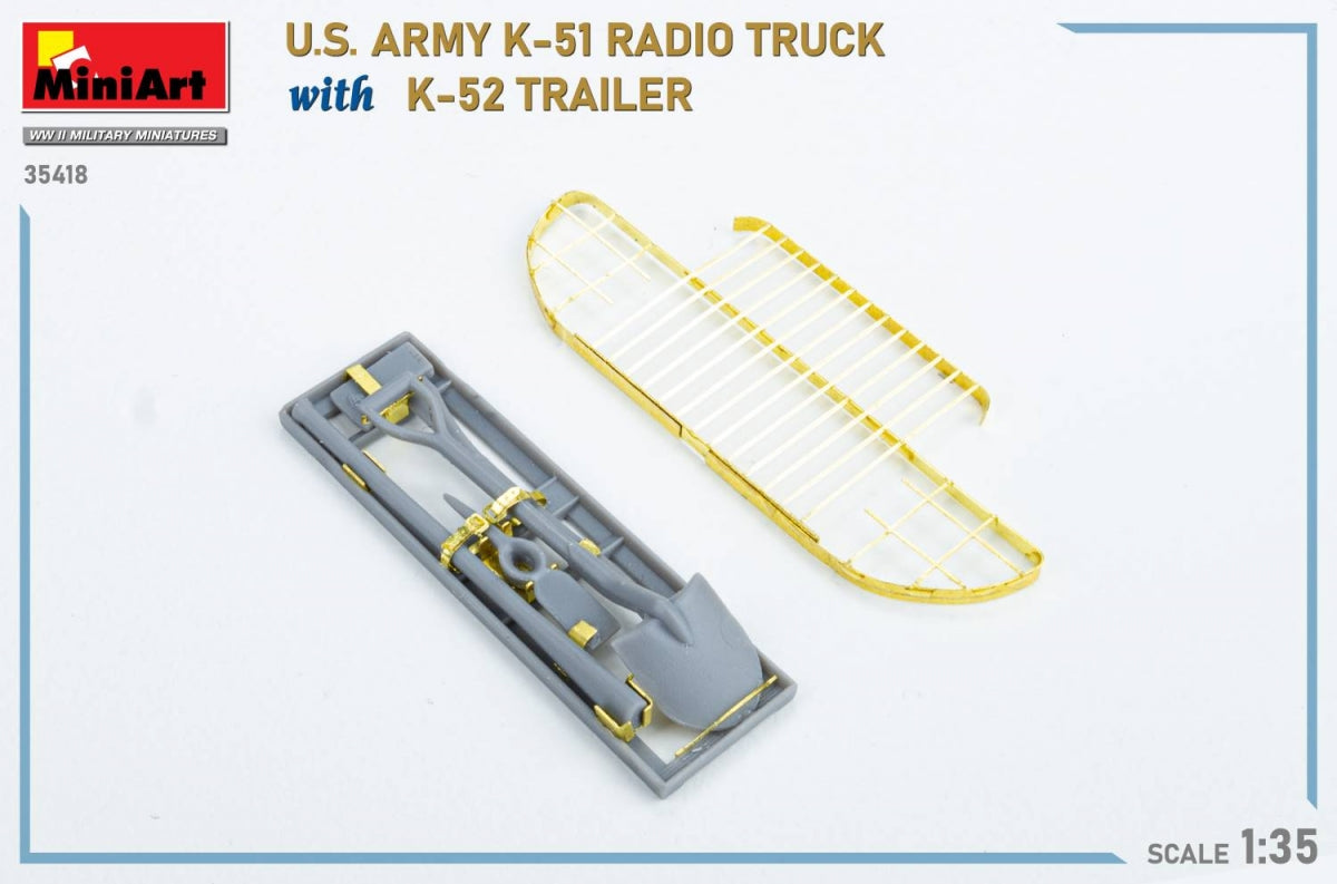 MiniArt 35418 US ARMY K-51 RADIO TRUCK WITH K-52 TRAILER. INTERIOR KIT 1/35 – image 20