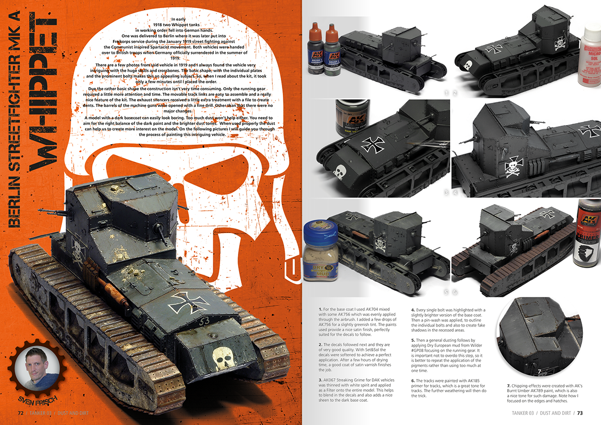 AK Interactive AK4817 TANKER 03 : POUSSIÈRE ET SALETÉ (Anglais) – image 3