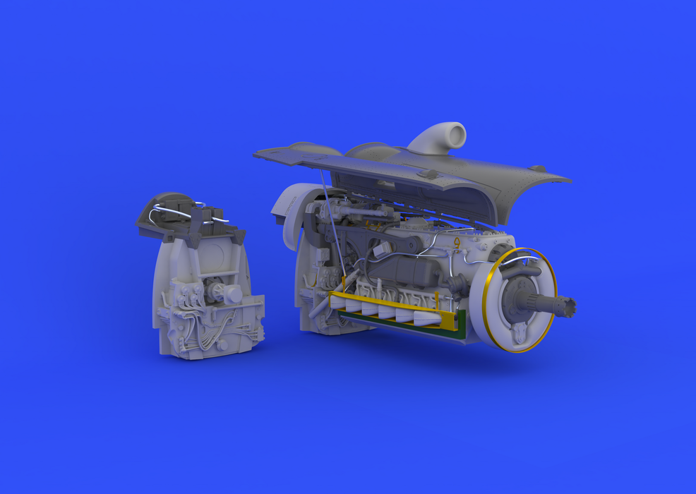 Eduard 632025 Bf 109G-6 engine 1/32 (Revel) – Bild 5