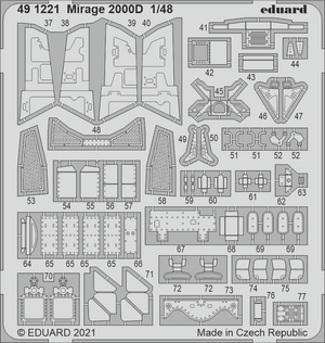 Eduard 491221 Mirage 2000D KINETIC 1/48