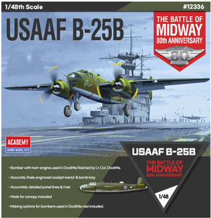 Academy 12336 USAAF B-25B THE BATTLE OF MIDWAY 80th ANNIVERSARY 1/48 – imagen 2