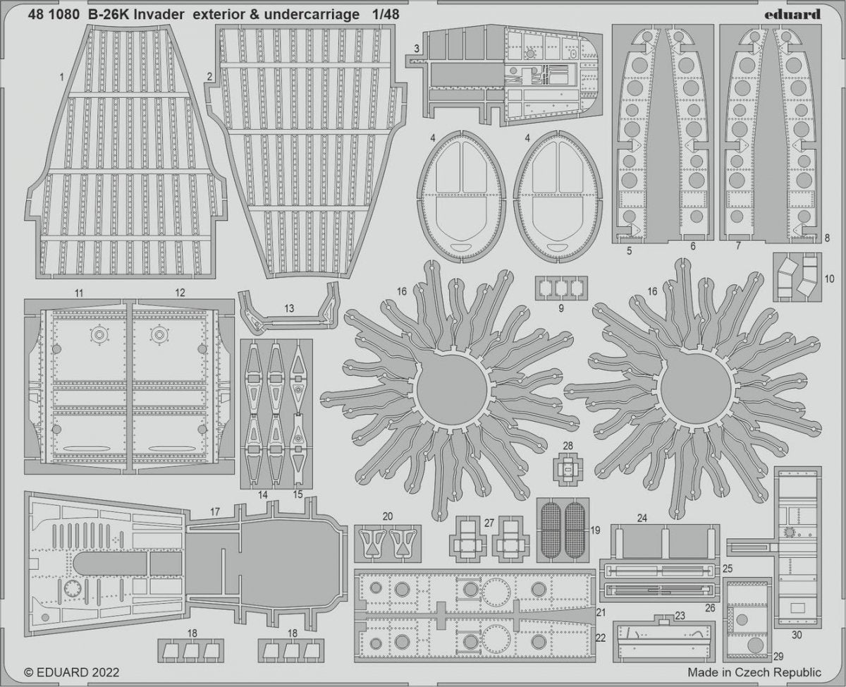 Eduard BIG49326 B-26K Invader ICM 1/48 – Bild 6