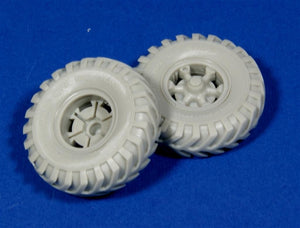 Panzer Art RE35-134 Roues de route pour Sd.Kfz.9 « FAMO » (pneus tout-terrain britanniques) 1/35