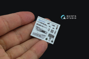 Quinta Studio QD72118 MiG-29A (NATO) 3D-Printed coloured Interior on decal paper (Trumpeter/IBG Models) 1/72 – immagine 3