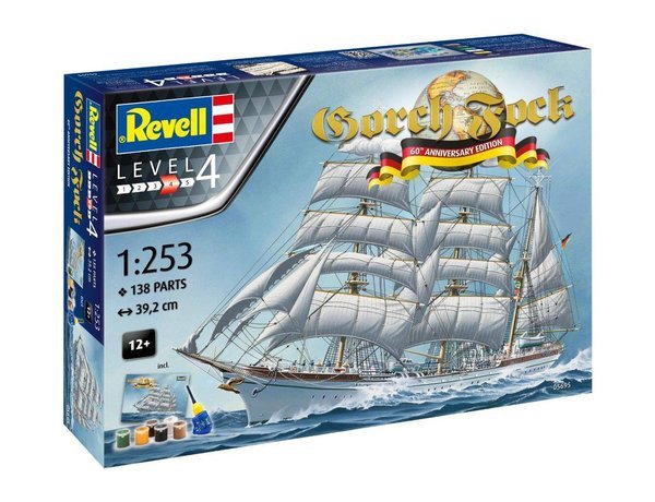 Revell 05695 Gorch Fock 60th Anniversary Gift Set 1/253
