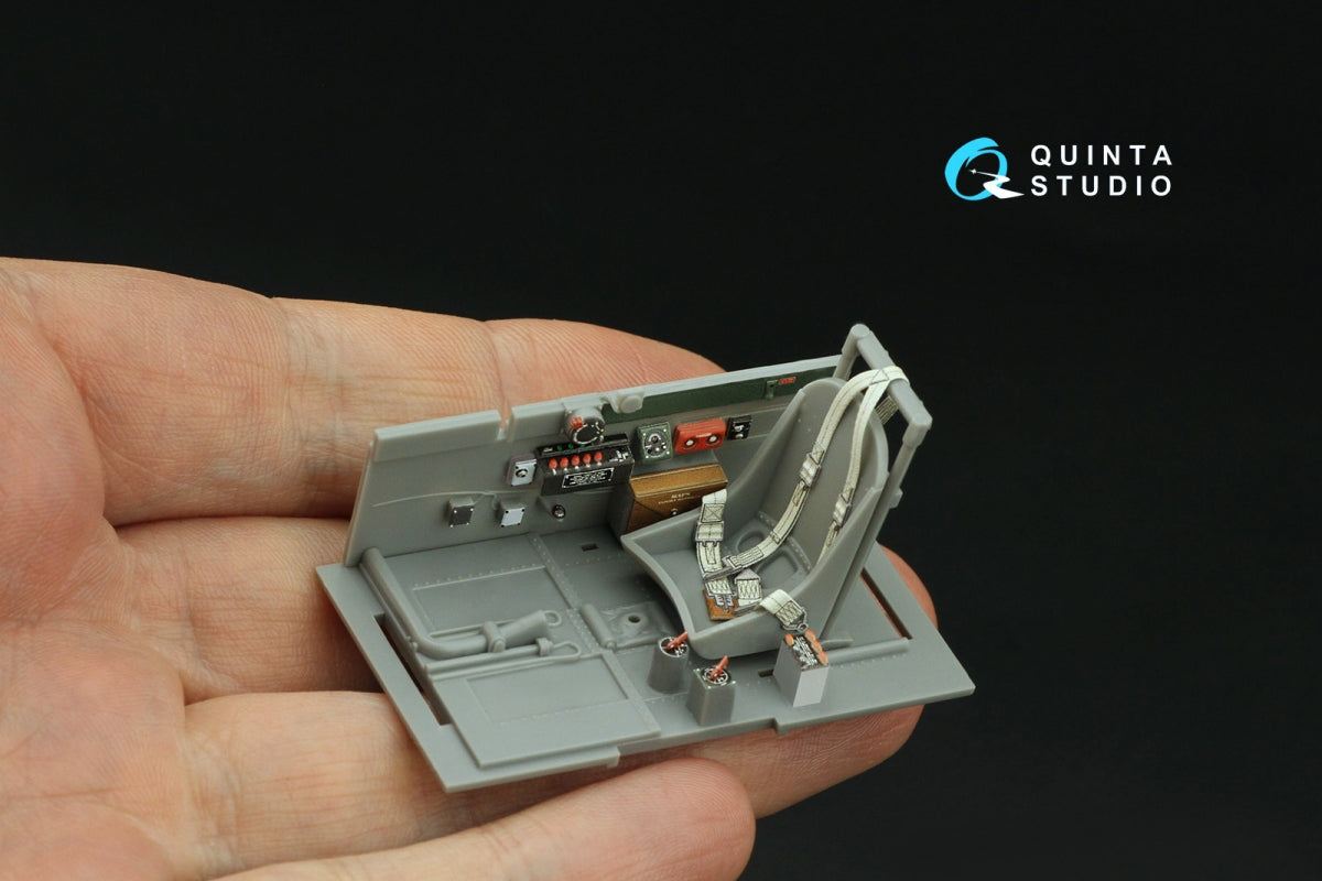 Quinta Studio QD32197 P-47D Thunderbolt Bubbletop Early 3D-Printed coloured Interior on decal paper (Hasegawa) 1/32 – Bild 7