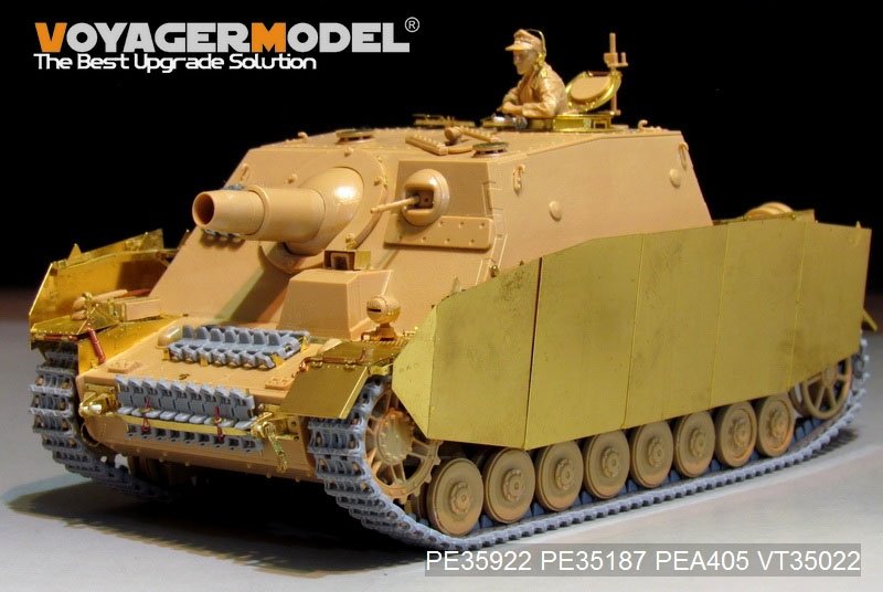 Voyager Model PEA405 WWII German Sturmpanzer IV Brummbar Late Version Side Skirts For TAMIYA 35353 1/35 – Bild 3