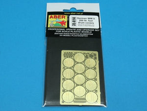 Aber 35A114 German WWII 200ltr. fuel drum covers 1/35 – Bild 5