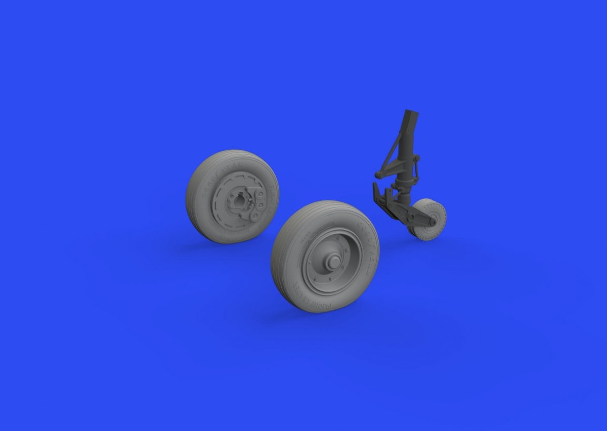 Eduard 648761 A-1J wheels TAMIYA 1/48 – image 2