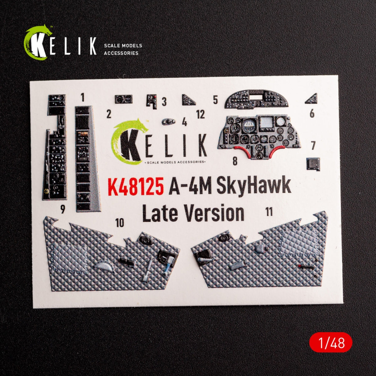 Kelik K48125 A-4M Late production- interior 3D decals for Magic Factory kit 1/48