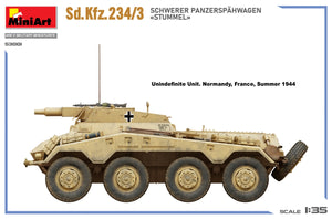MiniArt 53001 Sd.Kfz.234/3 SCHWERER PANZERSPAHWAGEN STUMMEL 1/35 – Bild 17
