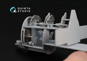 Intérieur imprimé en 3D et coloré sur papier décalcomanie pour le modèle Zvezda 1/72 (QD72005 Pe-8/TB-7 de Quinta Studio). – image 7