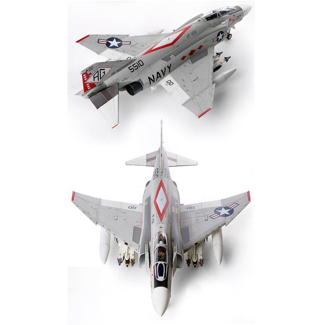 Academy 12323 USN F-4J VF-102 Diamondbacks 1/48 – imagen 8