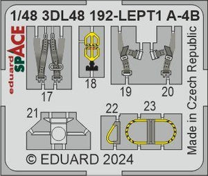 Eduard 3DL48192 A-4B SPACE HOBBY 2000, HASEGAWA 1/48 – zdjęcie 2