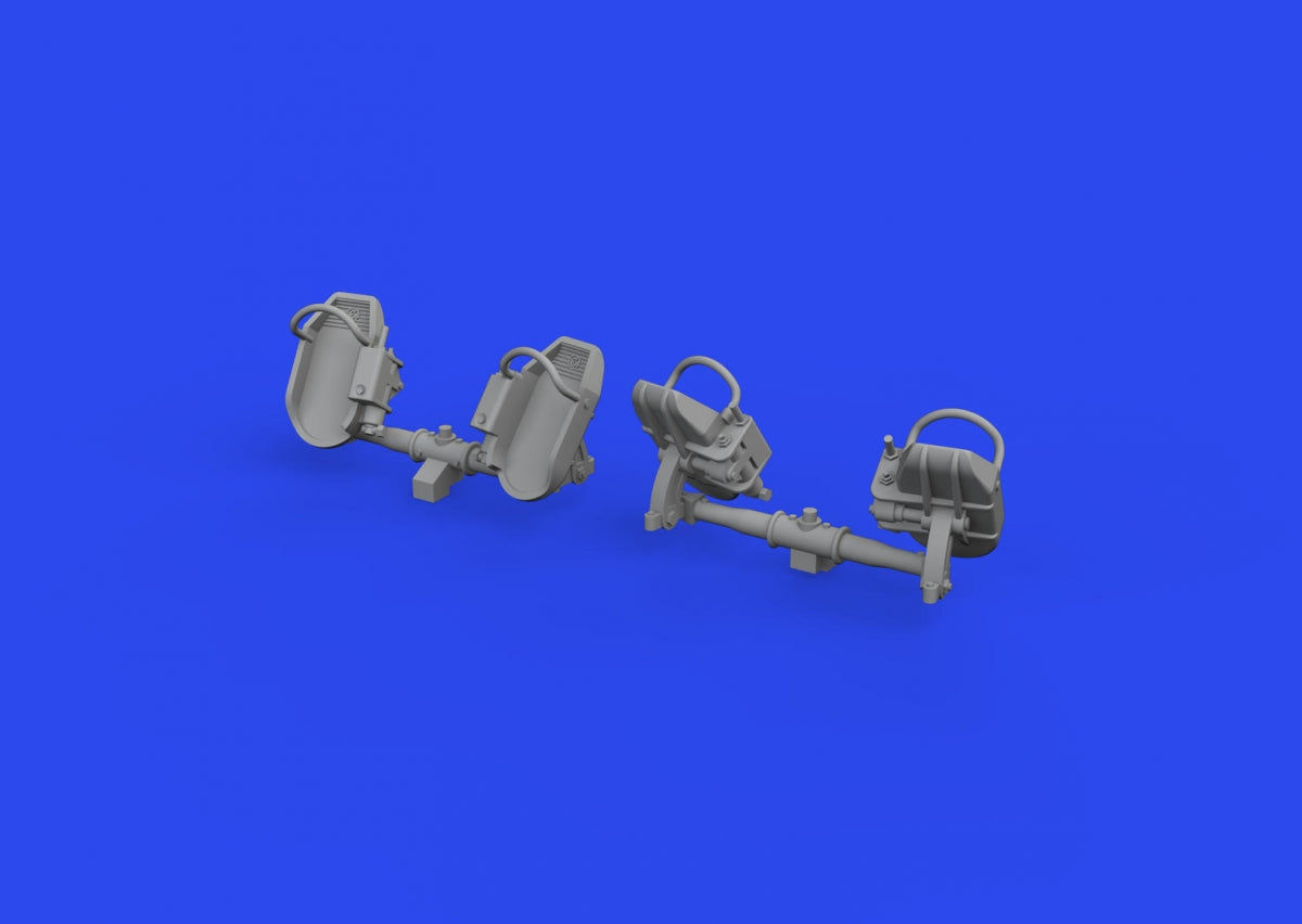 Eduard 632192 Bf 109E rudder pedals early PRINT 1/32 – Bild 3