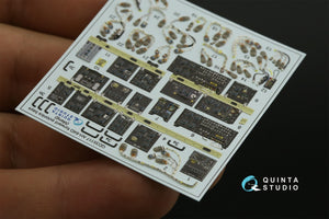 Quinta Studio QD35117 AH-64D Extended forward avionics bays 3D-Printed &amp;amp; coloured Interior on decal paper (Meng) 1/35 – Bild 7