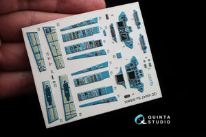 Quinta Studio QD48047 Su-30MKK 3D-Printed &amp;amp; coloured Interior on decal paper (for HobbyBoss kit) 1/48 – Bild 2