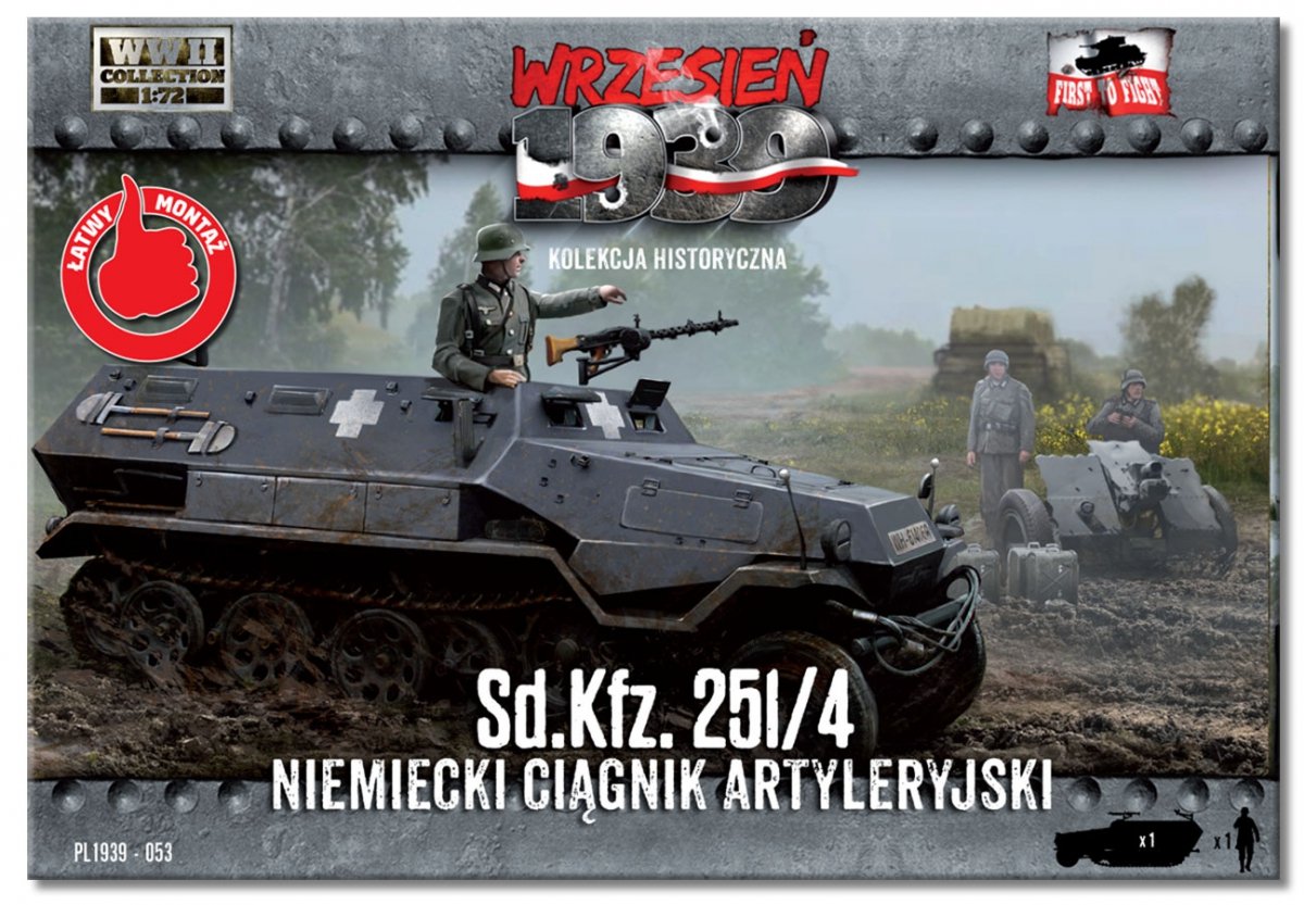 First to Fight PL053 Niemiecki ciągnik artyleryjski Sd.Kfz. 251/4 1/72 – Bild 2