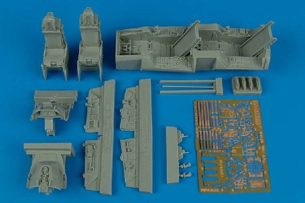 Aires 4428 F-16B MLU Fighting Falcon cockpit set 1/48 Hasegawa