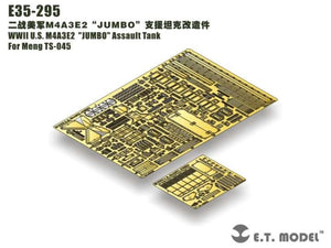 ET Model E35-295 WWII US M4A3E2 &amp;quot;JUMBO&amp;quot; Assault Tank For Meng TS-045 1/35