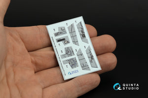 Quinta Studio QD48346 FA-18D early 3D-Printed &amp;amp; coloured Interior on decal paper (Hasegawa) 1/48 – immagine 14