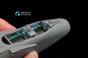 Quinta Studio QD48028 MiG-31BM 3D-Printed &amp;amp; coloured Interior on decal paper (for AMK kit) 1/48 – immagine 2