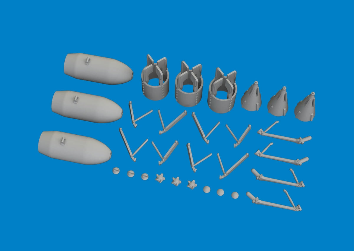 Eduard 6481082 P-40 250lb MC Bombes britanniques IMPRESSION EDUARD 1/48 – image 4