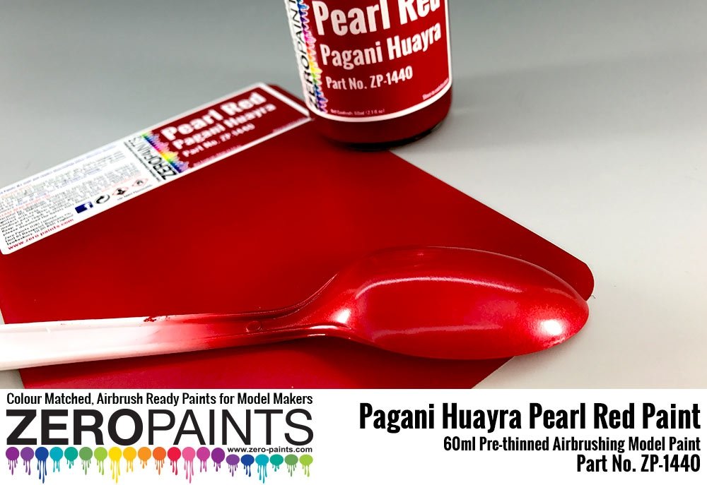 Zero Paints ZP-1440 Pagani Huayra Pearl Red Paint 60ml – immagine 2