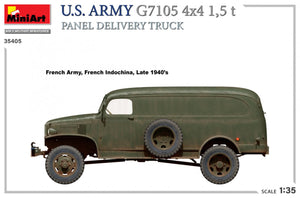 MiniArt 35405 U.S. ARMY G7105 4х4 1,5 t PANEL DELIVERY TRUCK 1/35 – immagine 7