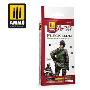 AMMO of Mig Jimenez 7037 Flecktarn German Camouflage Figures Set 6x17ml – Bild 2